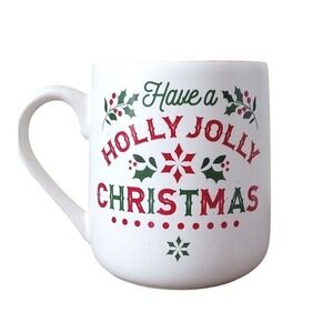 Peppermint Pine Have a‎ Holly Jolly Christmas Mug Holiday Coffee Cup Decor